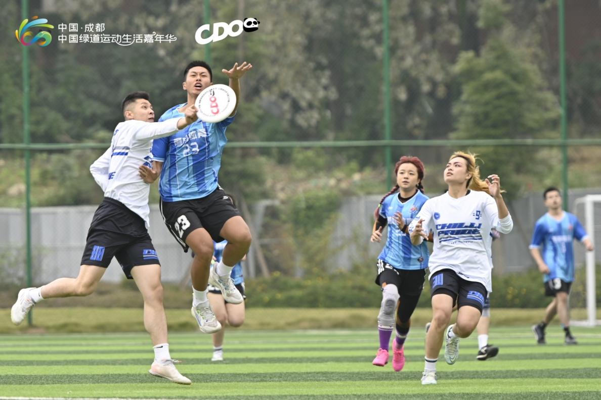 成都飞盘公开赛开赛 11支队伍角逐七人制团队赛